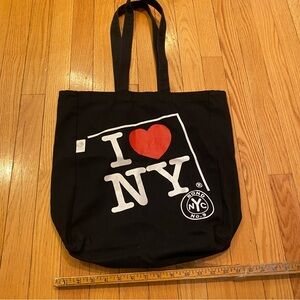 I Love NY Black Tote Bag bond no. 9